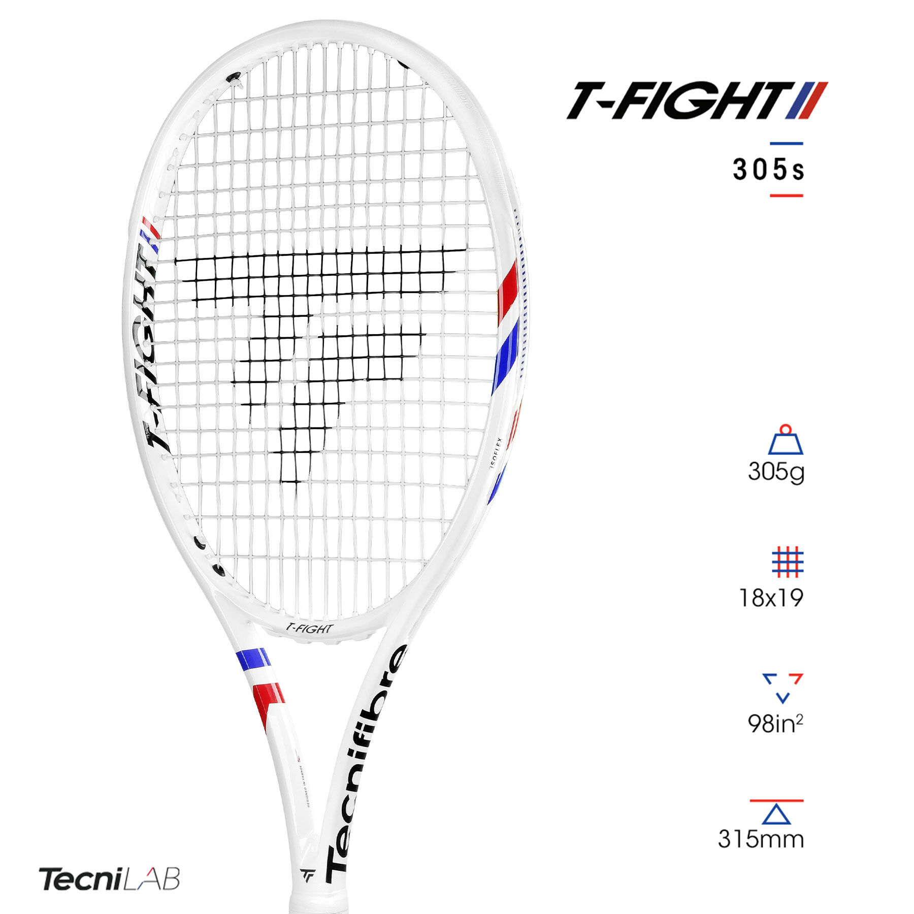 ラケット(硬式用) Tecnifibre 2025 T-FIGHT 305 Tecnifibre T-Fight 